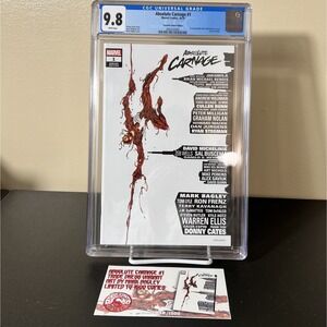 Absolute Carnage #1 CGC 9.8 Scorpion VARIANT Skyline 700 Venom Marvel Comic 2019